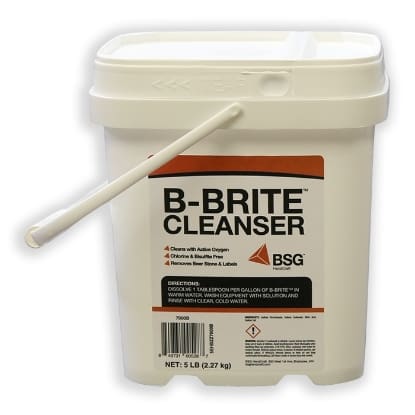 B-Brite Cleanser, 5 lb bucket.