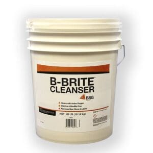 B-Brite Cleanser, 40 lb bucket.