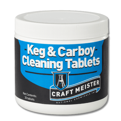 Craft Meister keg and carboy cleaning tablets.