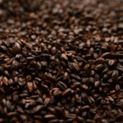 A close up of some coffee beans