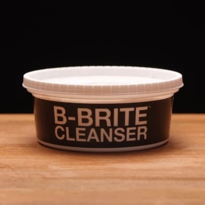 B-Brite Cleanser in white tub.