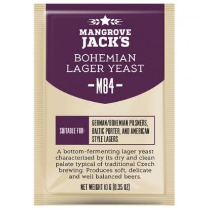 A package of beer yeast for brewing.