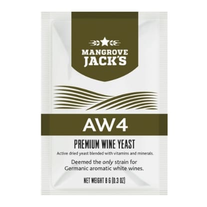 A package of wine yeast for the aw 4.