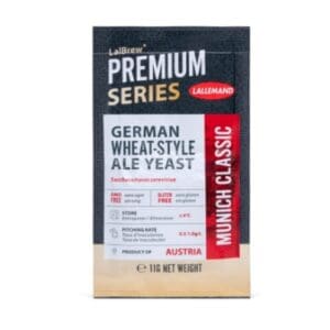 A package of german wheat-style ale yeast.