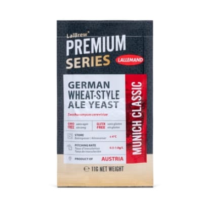 A package of german wheat-style ale yeast.