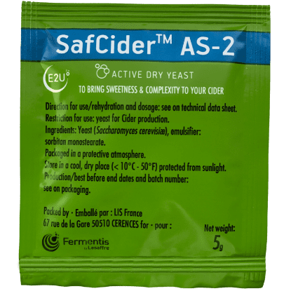 A package of safcider as-2 is shown.