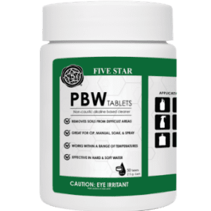 Five Star PBW Tablets for Cleaning