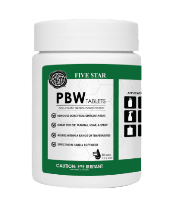 Five Star PBW Tablets for Cleaning