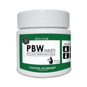 PBW Tablets non-caustic alkaline cleaner