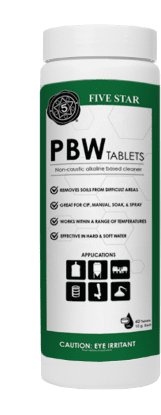 Five Star PBW Tablets - Toilet Cleaner