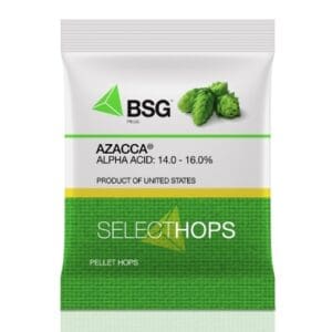 A bag of hops for beer is shown.