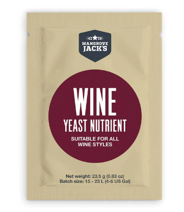 A bag of wine yeast nutrient.