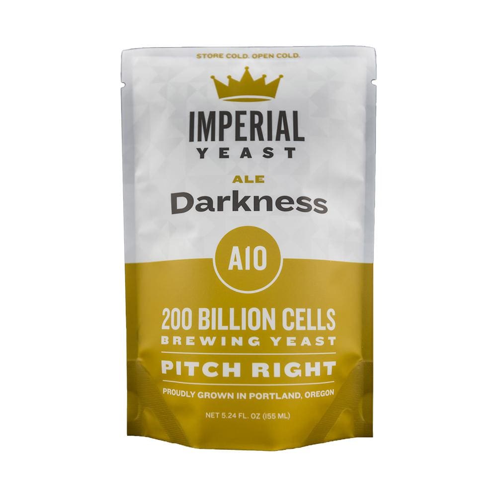 Imperial Yeast Ale Darkness brewing yeast pack.