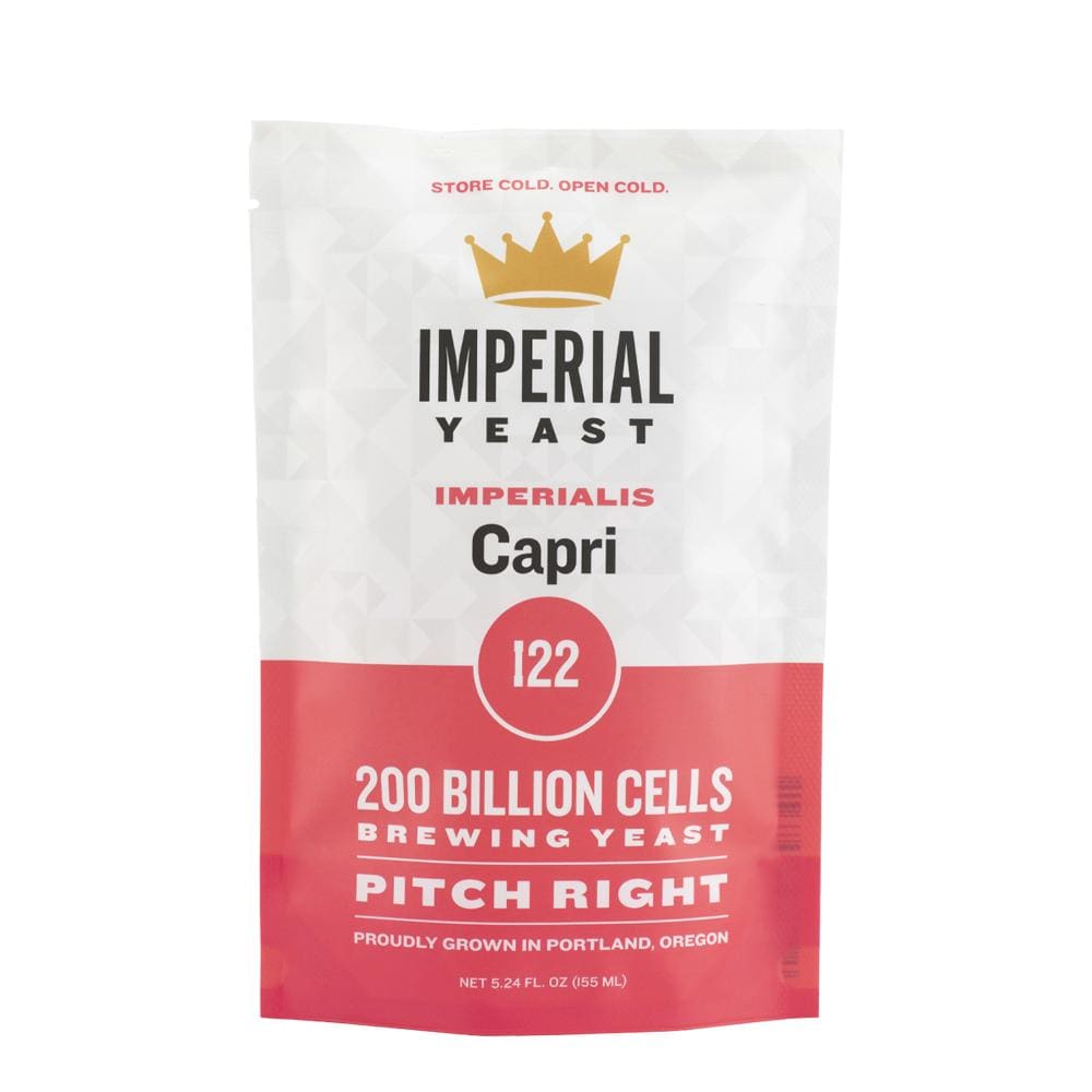 Imperial Yeast Capri brewing yeast pack.