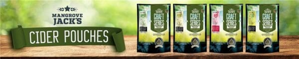 Mangrove Jack's Craft Series Cider Pouches.